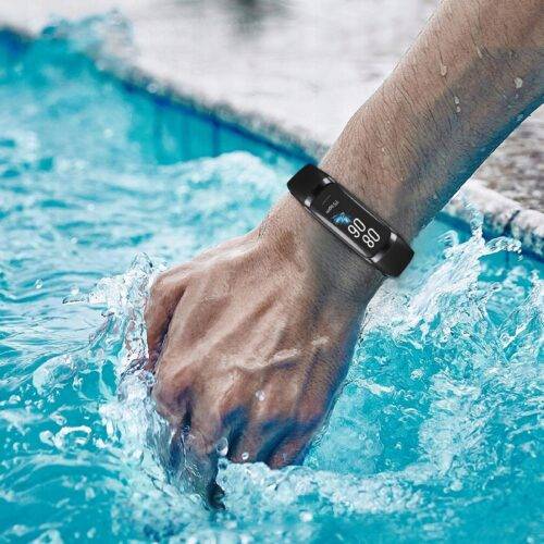 Smartwatch Active Band C60 WODOODPORNY SPORT Z POWIADOMIENIAMI srebrny - obrazek 2