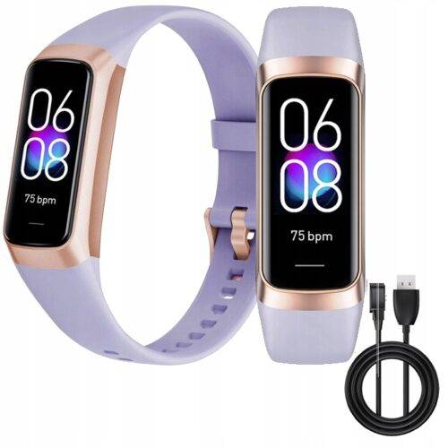 Smartwatch Active Band C60 WODOODPORNY SPORT Z POWIADOMIENIAMI fioletowy - obrazek 10