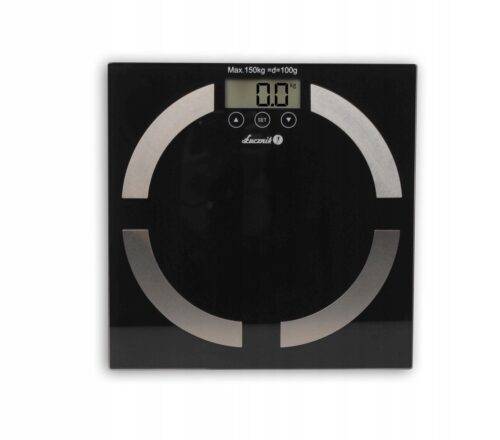 Waga łazienkowa elektroniczna analityczna 180kg pomiar BMI tłuszczu wody