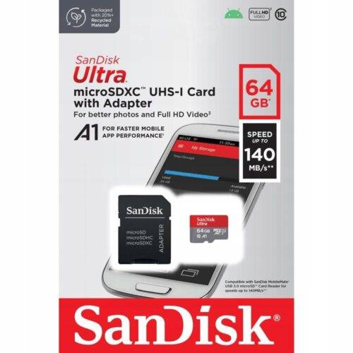 Karta pamięci SDXC SanDisk SDSQUAB-064G-GN6MA 64 GB - obrazek 12
