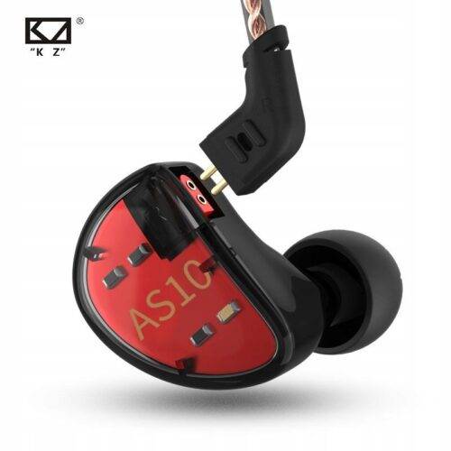 AS10 Cyan no Mic KZ 5BA Noise Cancelling Hea Wired - obrazek 3