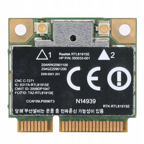 Dla RealTek RTL8191SE Mini PCI E 300M
