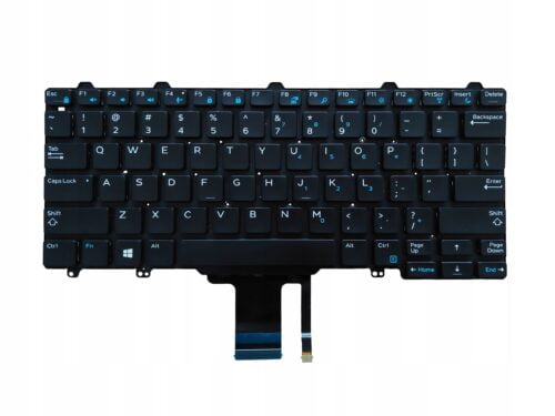 Klawiatura Dell 3P2DR do e7250 7250 oryginalna LED
