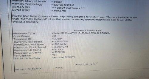 Płyta główna Dell E7250 i5 LA-A971P - obrazek 2