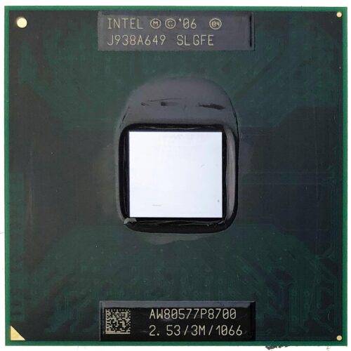 Intel 2X2,53 3M 1066 P8700 Slgfe 100% Ok /Wy