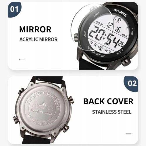 Synoke zegarek męski Water Resist Runner - obrazek 6