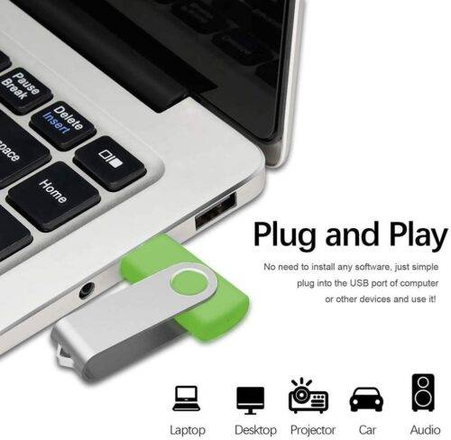 Pendrive USB 2.0-4GB-10PCS 4 GB USB 2.0 wielokolorowy - obrazek 6