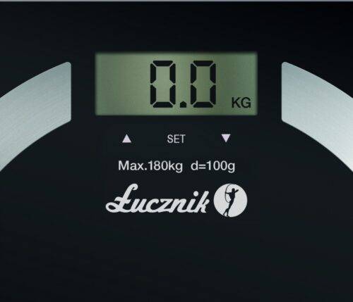 Waga łazienkowa elektroniczna analityczna 180kg pomiar BMI tłuszczu wody - obrazek 8