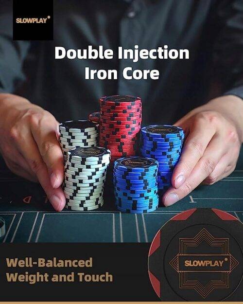 Profesjonalny Zestaw Pokerowy SlowPlay 500szt - obrazek 3