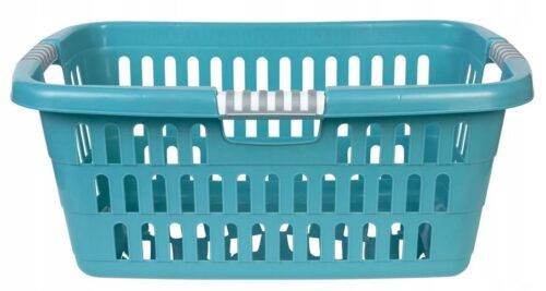 Kosz na pranie Aquapur 40l odcienie niebieskiego 25 x 40 x 60