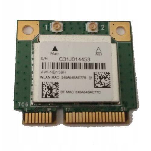 Karta Wi-Fi WiFi WLAN AzureWave RTL8723BE AW-NB159H