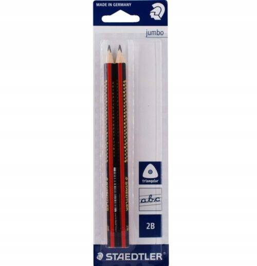 Ołówki jumbo 2B Staedtler 2 szt. ołówki do nauki pisania