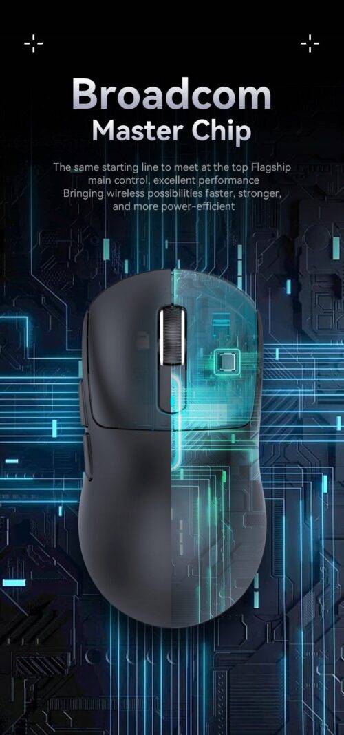 Attack Shark X3 Tri-Mode 2.4g-BT-Wired, Lightweight Gaming Mouse - obrazek 9