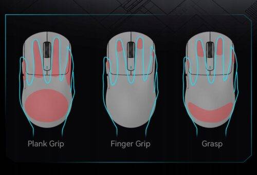 Attack Shark X3 Tri-Mode 2.4g-BT-Wired, Lightweight Gaming Mouse - obrazek 6