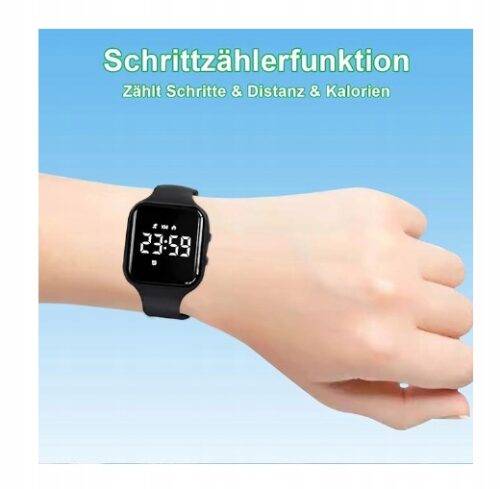 ZEGAREK Z KROKOMIERZEM HUYVMAY FITNESS TRACKER SMARTBAND NIEBIESKI - obrazek 3