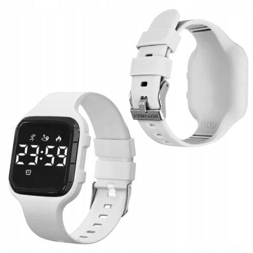 ZEGAREK Z KROKOMIERZEM HUYVMAY FITNESS TRACKER SMARTBAND NIEBIESKI