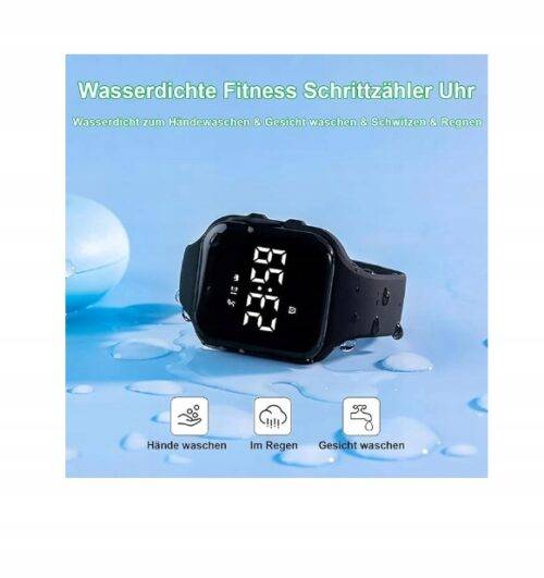 ZEGAREK Z KROKOMIERZEM HUYVMAY FITNESS TRACKER SMARTBAND NIEBIESKI - obrazek 6