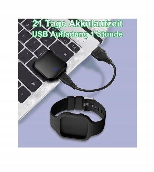ZEGAREK Z KROKOMIERZEM HUYVMAY FITNESS TRACKER SMARTBAND NIEBIESKI - obrazek 4
