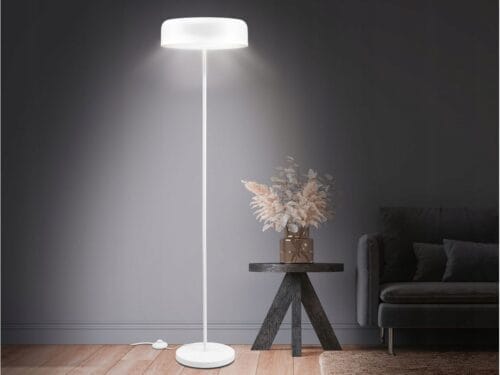 Lampa Podłogowa LED Matowa Biel Livarno E27 4,9 W 145 cm - obrazek 2