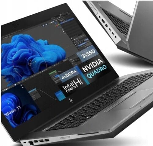 Stacja robocza | Laptop HP ZBOOK 17" 6× i7H 32GB/1TB| NVIDIA QUADRO AutoCAD