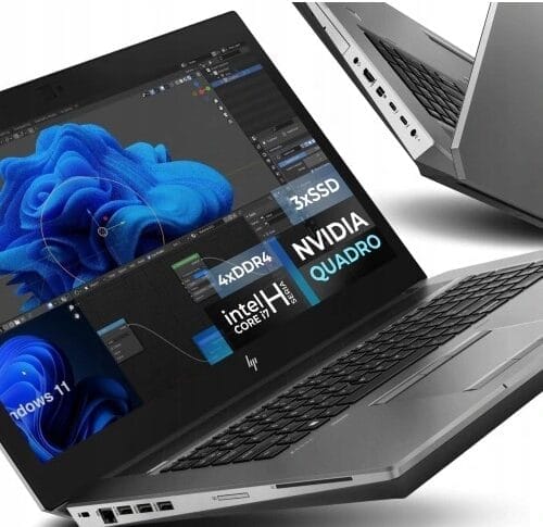 Stacja robocza | Laptop HP ZBOOK 17" 6× i7H 32GB/1TB| NVIDIA QUADRO AutoCAD