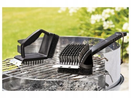 SZCZOTKA DO CZYSZCZENIA GRILLA RUSZTU 3w1 druciana Grill Meister Poręczna - obrazek 4