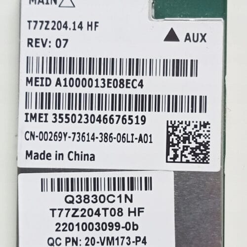 Modem 3G karta WWAN Dell Latitude 6430U 3658 t77z204.14