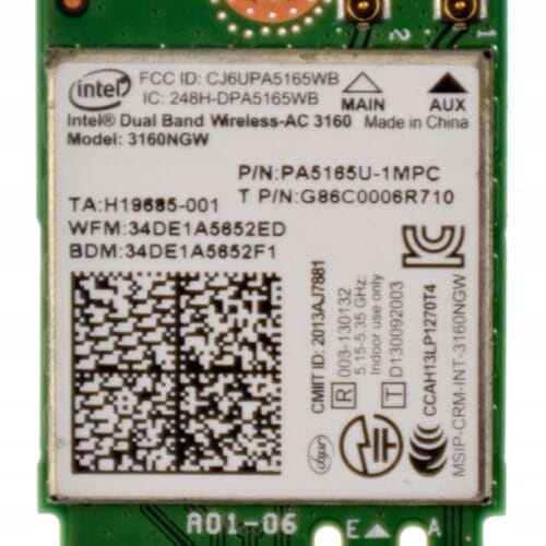 KARTA WIFI SIECIOWA INTEL 3160NGW AC 3160