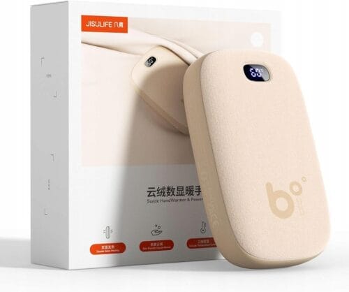 JISULIFE Ładowany ogrzewacz do rąk 9000mAh Podgrzewacz do rąk i powerbank - obrazek 5