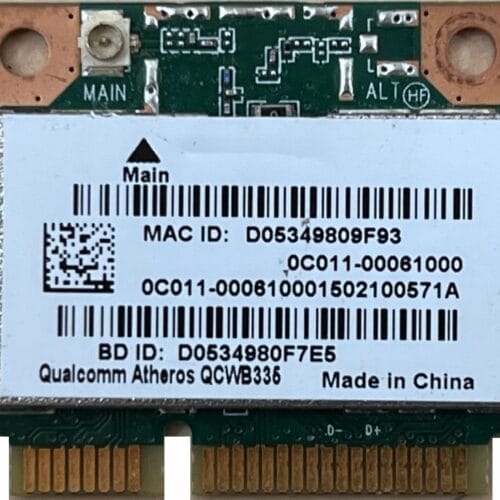 Karta WiFi Atheros QCWB335 WCBN612AH Bluetooth