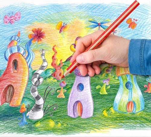 ZESTAW KREDEK OLÓWKOWYCH STAEDTLER JUMBO 6 szt - obrazek 3