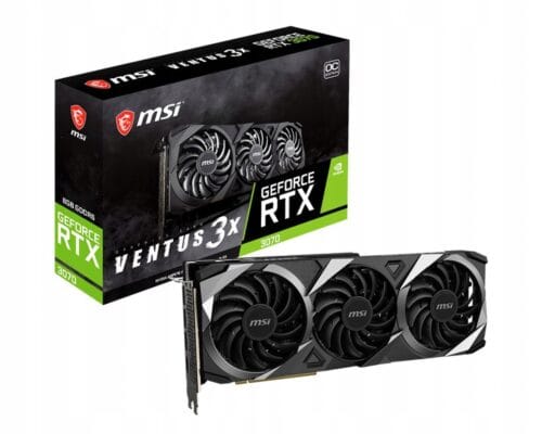 Karta graficzna MSI GeForce RTX 3070 Ventus 3X OC 8GB GDDR6
