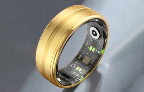 Smart ring R06 Gold 12 złoty - obrazek 8