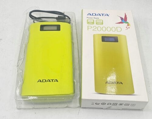 POWERBANK ADATA P20000D 20000 MAH 2.1A ŻÓŁTY - obrazek 2