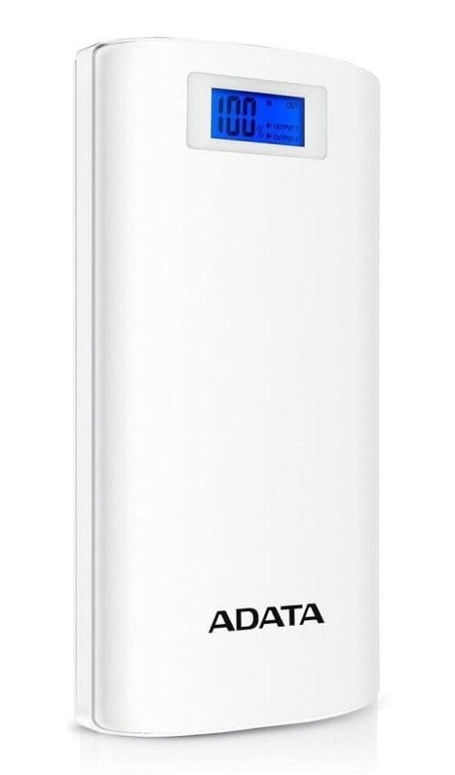 POWERBANK ADATA P20000D 20000 MAH 2.1A BIAŁY - obrazek 2