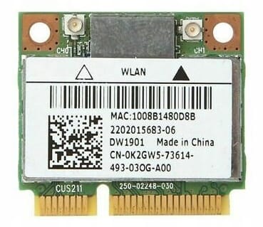 KARTA SIECIOWA WiFi DW1901 ATHEROS 0K2GW5