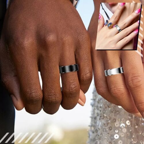 SMART RING INTELIGENTNY PIERŚCIONEK TĘTNO STRES KROKI SEN SPORT - obrazek 2