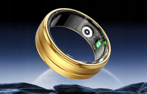 Smart ring R06 Gold 12 złoty - obrazek 7