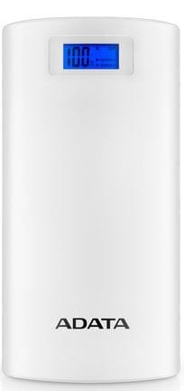 POWERBANK ADATA P20000D 20000 MAH 2.1A BIAŁY