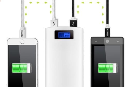 POWERBANK ADATA P20000D 20000 MAH 2.1A NIEBIESKI - obrazek 2