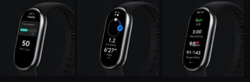 Smartband Xiaomi Mi Band 8 czarny - obrazek 3