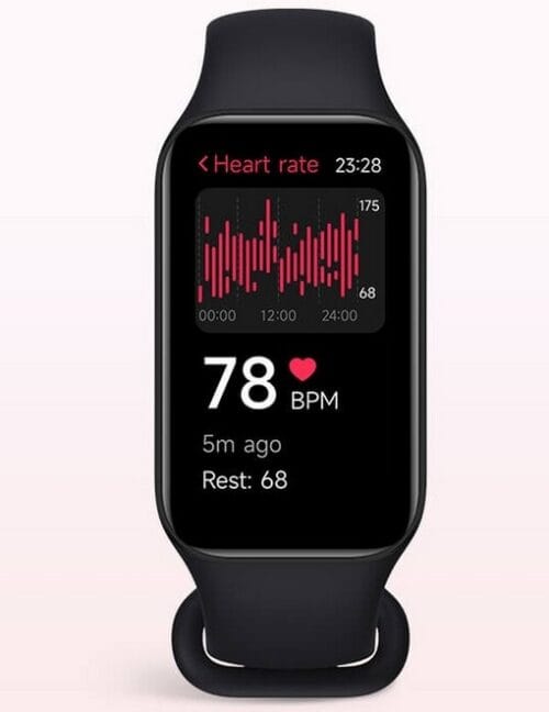 Smartband Xiaomi Mi Band 8 Active czarny - obrazek 4