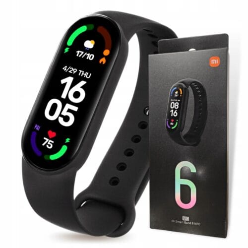 Smartband Xiaomi Mi Band 6 NFC czarny