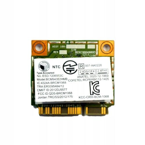 KARTA WIFI BROADCOM BCM94352HMB 2.4 / 5GHz