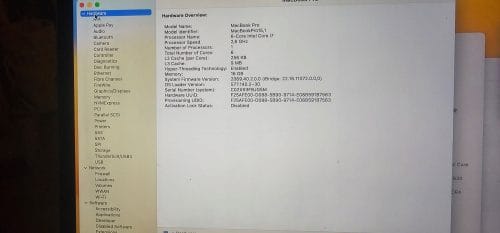 Laptop Apple MacBook Pro A1990 2019 15,4 " i7 16 GB / 512 GB AMD PRO 560 - obrazek 5