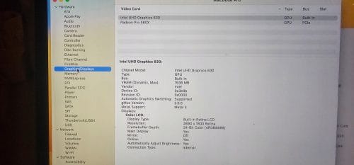 Laptop Apple MacBook Pro A1990 2019 15,4 " i7 16 GB / 512 GB AMD PRO 560 - obrazek 9