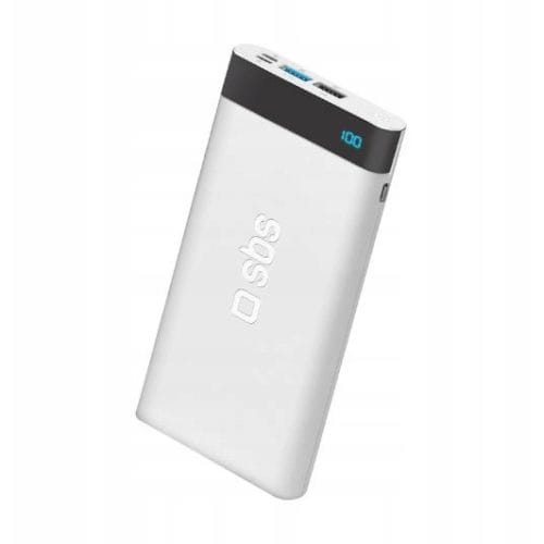 Powerbank SBS 10000 mAh biały