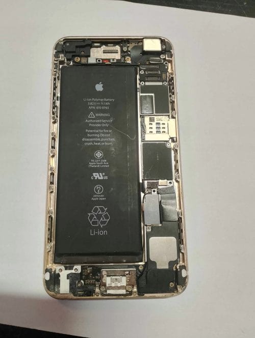 IPHONE 6 PLUS - OBUDOWA TYLNA KORPUS GOLD - obrazek 2
