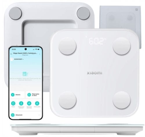 Waga łazienkowa Xiaomi INTELIGENTNA WAGA s400 Mi Body Composition Scale - obrazek 3
