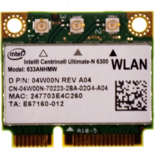 KARTA WIFI SIECIOWA Intel Ultimate-N 6300 Dual Band 633ANHMW